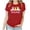 Red, variant on VBTAPA Novelty Graphic Tees for Women Happy Easter Bunny Print T-Shirt Cute Leopard Rabbit Tee Tops Lightning Sales of The Day Pink L
