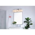 thumbnail image 2 of Phineas 3 lights bath sconce in black with clear crystals, 2 of 7