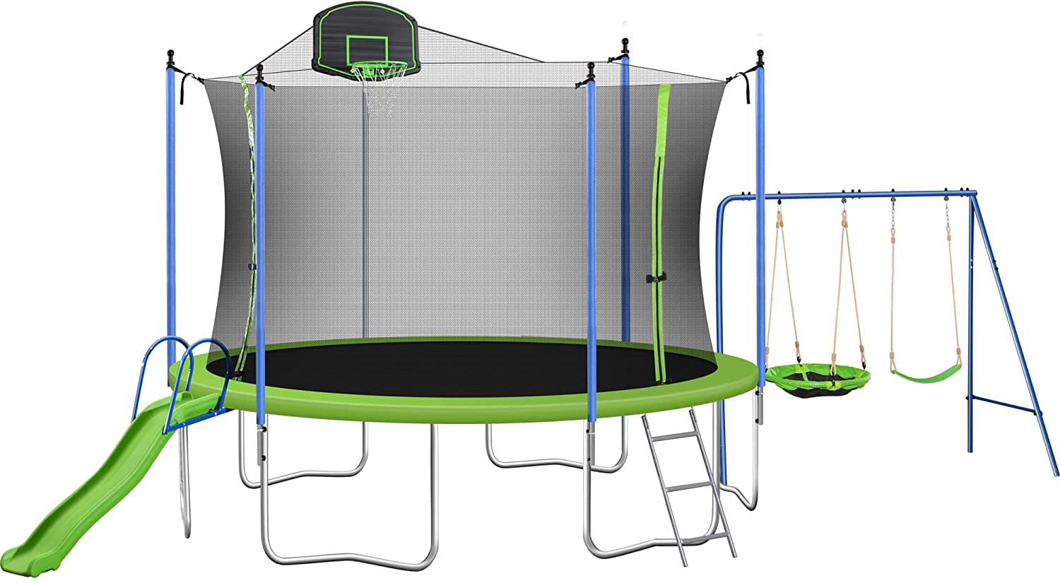 Kids Trampoline Indoor Outdoor Junior Safety Net Jumping Gift 55inch Max 50KG UK 