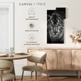 thumbnail image 5 of Elephant Stock Blue Eye Tiger Wall Art - Animal Canvas Canvas - 30" x 60", 5 of 8