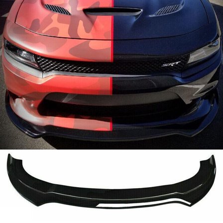 NINTE Front Bumper Lip Splitter for 2015-2019 Dodge Charger SRT /17-22 RT Gloss Black 1PCS