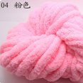 thumbnail image 1 of Xiao Hua Hilo de chenilla gruesa de 500 g, súper suave y cálido, ideal para tejer mantas, ideal para tejer a ganchillo o tejer a máquina, color rosa., 1 of 4