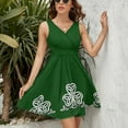 thumbnail image 3 of Celtic Shamrock Sundress Sleeveless Dress Summer Women Clothes Dress for Women Dresses, 3 of 7