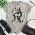 thumbnail image 2 of Lab Mom T-shirt, Unisex Women's Shirt, Labrador Retriever, Lab Owner, Best Dog Mom Gift, Light Silk Gray, X-Large, 2 of 6