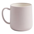 thumbnail image 3 of Plastic Mug Drinking Cup with handle, Reusable Drinking Mug, Kitchen Plastic Water Cup, Minimalist Neutral Tone Coffee Mug, Unbreakable Cup for Bathroom, Kitchen, Vanity Counter 3.62×3.15 in,Pink, 3 of 5