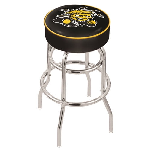 Jim Beam Bar Stool w/ Bourbon Logo Swivel Seat - 25