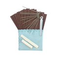 thumbnail image 1 of de herramientas de reparación Guitar Bridge Saddle Nut archivos Set Guitar Fingerboard Luthier Tool Set Reparación de guitarra Herramientas de Estilo B Baoblaze limas para pulir trastes, 1 of 8