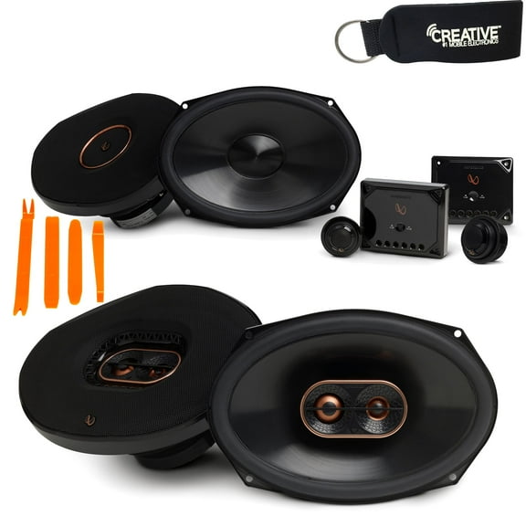 Infinity Reference - REF-9630CX 6x9" 2-Way Component System, And REF-9633IX 6x9" 3-Way Car Audio Speakers Package