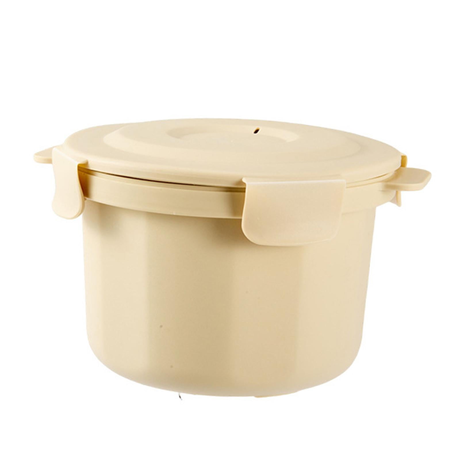 Fiocias Microwave Rice Cooker Steamer Food Storage Container Cooking Tool Micro Cookware