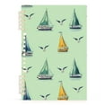 thumbnail image 3 of joogoo Spiral Journal Notebook Sailboats Vintage College Ruled Notebooks 8.3" x 5.7" 2 PCs, 3 of 8