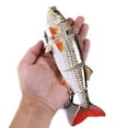 thumbnail image 2 of HENGJIA Fishing Lures, 5pcs Large Multi Jointed Fish Fishing Kits Slow Sinking Lifelike Swimbait Freshwater and Saltwater for Trout Bass Lures, 9.45"/4.94oz, 2 of 13