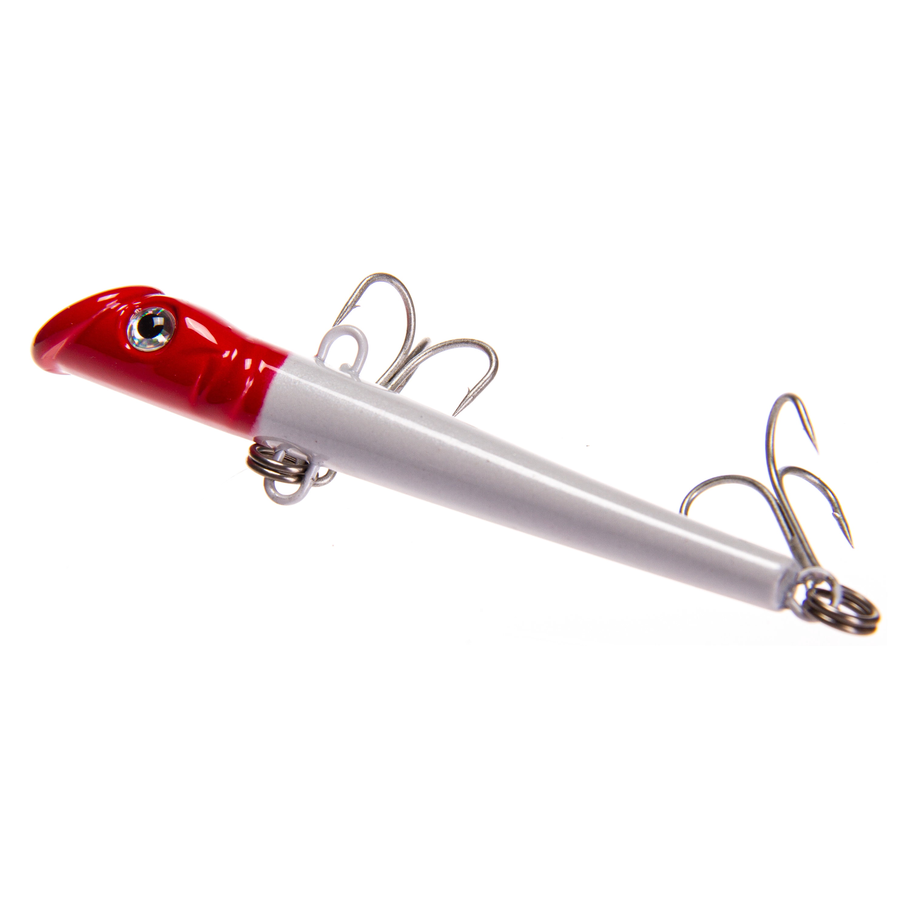 Ozark Trail Saltwater Inshore Jigging Fishing Lure, Red/White, 1 oz