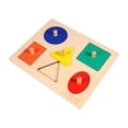 thumbnail image 2 of EeaseCA 1 Set Wooden Shape Puzzles Toy Early Learning Toy for Toddlers Baby Kids, 2 of 7