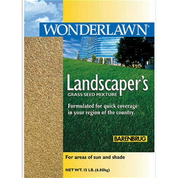 Wonderlawn Landscaper All-Purpose Grass Seed Mix, 15-Lbs., Covers 3,000 Sq. Ft.