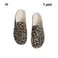thumbnail image 4 of Qarigey 2 uds. De zapatillas de lona transpirables para mujer con suela de goma de larga duración, zuecos y pantuflas para mujer Calzado Leopardo 40.1, 4 of 6