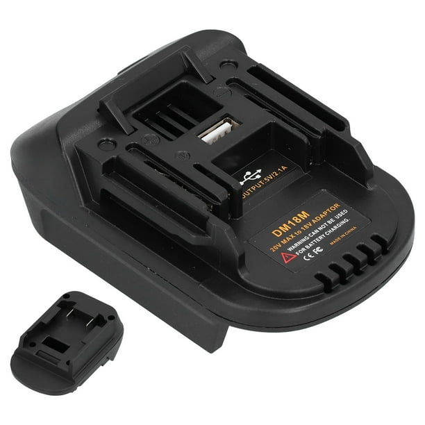 Adaptador DM18M tamaño pequeño y peso ligero Adaptador de batería Herramienta eléctrica Adaptador de corriente Herramienta eléctrica Convertidor de batería para adaptador de ANGGREK Otros