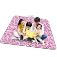 thumbnail image 4 of Soidarity Colchoneta de Picnic impermeable plegable para exteriores a cuadros rojos y blancos, almohadilla gruesa de moda, transpirable, suave, portátil, carpas Corazón 150*150cm Soidarity OD001135-22, 4 of 6