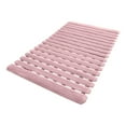 thumbnail image 2 of Alfombra antideslizante para baño, alfombra de piso para ducha, baño antideslizante, tapete de succión con cuadrícula impermeable para inodoro - Rosa, 2 of 6