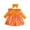Orange, variant on Zshosam Long Sleeve Girl Dress Baby Toddler Girls Dresses Winter Long Sleeve Girl Casual Clohtes for Kids Size 0 3 Months,(Black 0-3 Months)