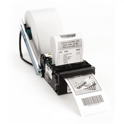 Restored Zebra KR403 Kiosk Printer  Direct Thermal, 203 dpi, USB & Ethernet, Cutter, Model: P1009545-3 (Refurbished)