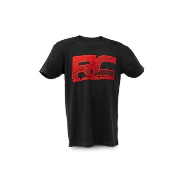 Rough Country T-Shirt | Pattern | Black | LG - 84085LG