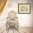 thumbnail image 3 of Vision Studio 32x25 Gold Ornate Wood Framed with Double Matting Museum Art Print Titled - Antique Map of the World, 3 of 4