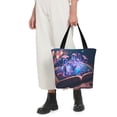 thumbnail image 4 of Lsque Book Glowing Mushrooms Pattern Beach Tote,Shoulder Handbag,Spacious Tote Bag,Lightweight Travel Bag,Versatile Shopping Bag, 4 of 6