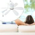 thumbnail image 2 of USB Fan 5V1A Ceiling Fan 6Leaves for Camping and Travel Tent Fan 5V 5W Quiet Operate, 2 of 9