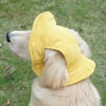 thumbnail image 4 of Youkk Stylish And Functional Dog Summer Hats Peaked Cap For Furry Friend Adjustable Summer Dog Accessories Yellow,sacks L, 4 of 6
