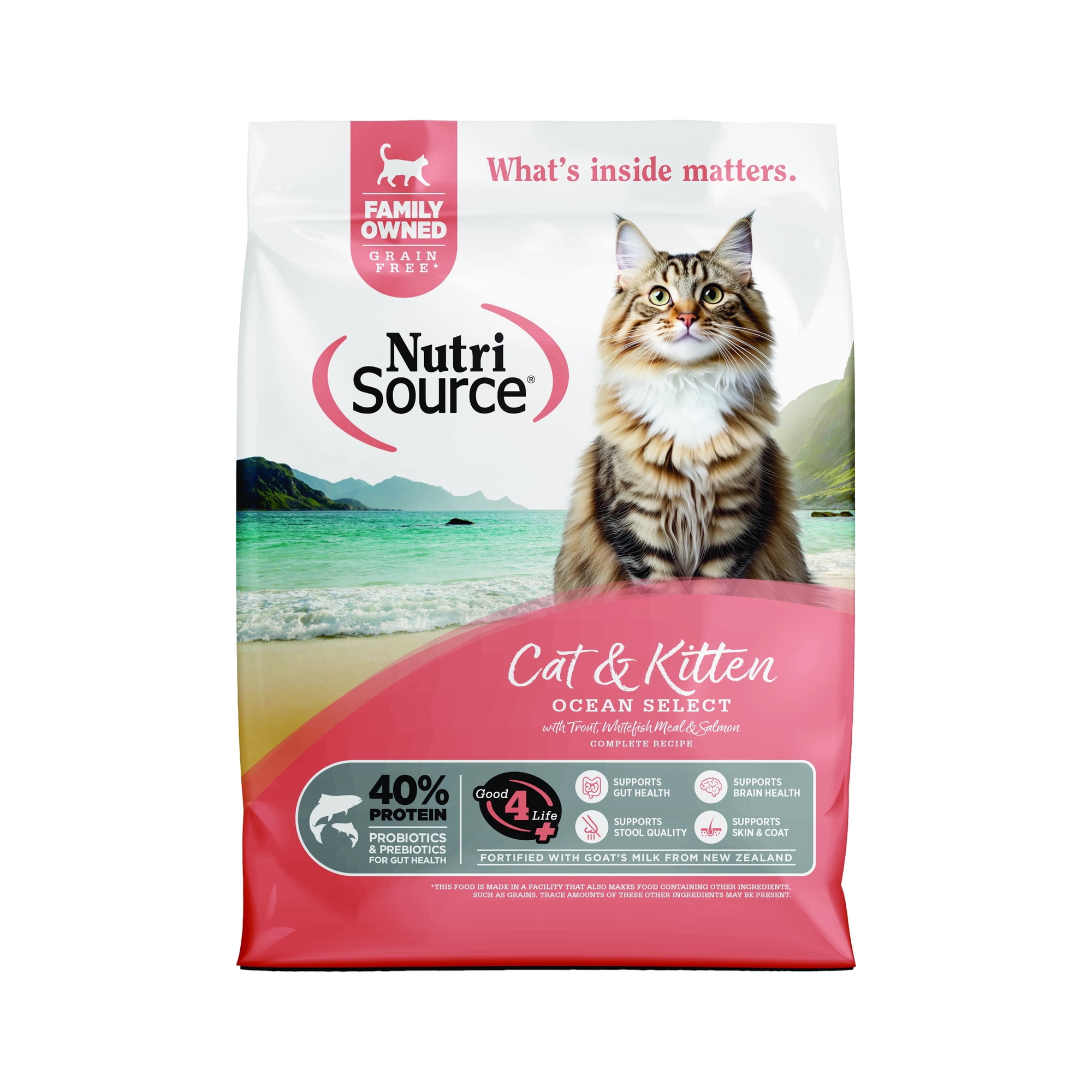 ADMC NutriSource Grain Free Dry Cat Food - Pack of 10