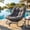 Gray, variant on Costway Patio Papasan Rocking Chair,Oversized Egg-shaped Rocker with Thick Cushioned Seat Gray