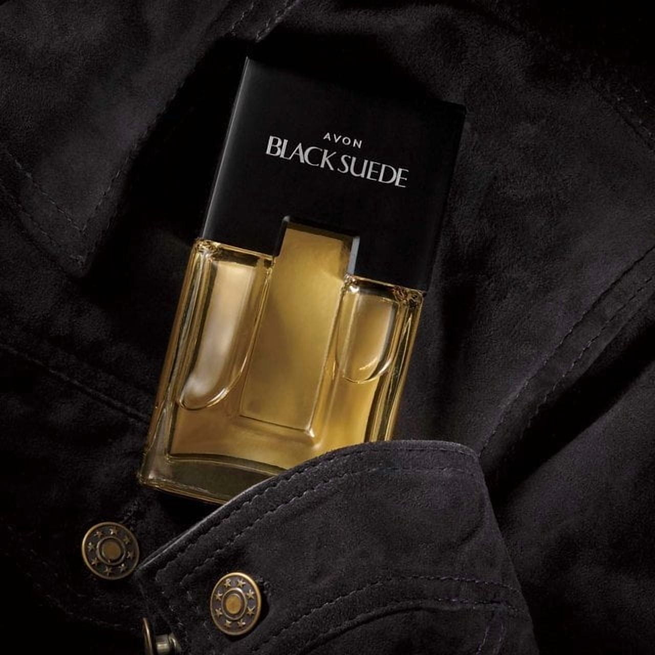 Avon Black Suede Eau de Toilette for Men, Oriental Musk and Amber
