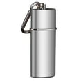 thumbnail image 2 of Walbest Portable Mini Luxury Ashtray with Buckle, Pull Closure Stainless Steel Liner Butt Storage Mobile Ashtray Mens Pocket Gadget, 2 of 7