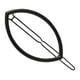 thumbnail image 3 of Pinza de horquilla delicada, pinza de pelo ovalada de aleación, pasador de agarre deslizante, de niña Negro Hugo Pinza de horquilla geométrica, 3 of 7