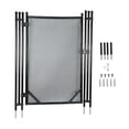 thumbnail image 4 of Puerta de valla para piscina en el suelo, valla para piscina de 4 x 2,5 pies, valla para piscina que protege a niños y perros para el patio, jardín, 4 of 8