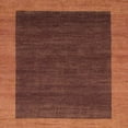 thumbnail image 1 of Ahgly Company Machine Washable Indoor Square Abstract Vermilion Red Area Rugs, 3' Square, 1 of 7