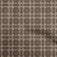 thumbnail image 1 of oneOone Polyester Spandex Brown Fabric Asian Block Dress Material Fabric Print Fabric By The Yard 56 Inch Wide, 1 of 4