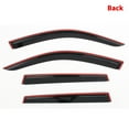 thumbnail image 4 of Ikon Motorsports Tape on Window Visors Compatible With 2018-2024 BMW G01 X3, Sun Rain Wind Guard Vent Shade Deflectors Acrylic Smoke/Tinted 4PCS, 4 of 9