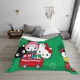 thumbnail image 3 of Lsque Sanrio Print Flannel Throw Blanket, Ultra-soft Blanket for Bed, Couch, Car, Hypoallergenic Anti-pilling blanket-60"x50", 3 of 8