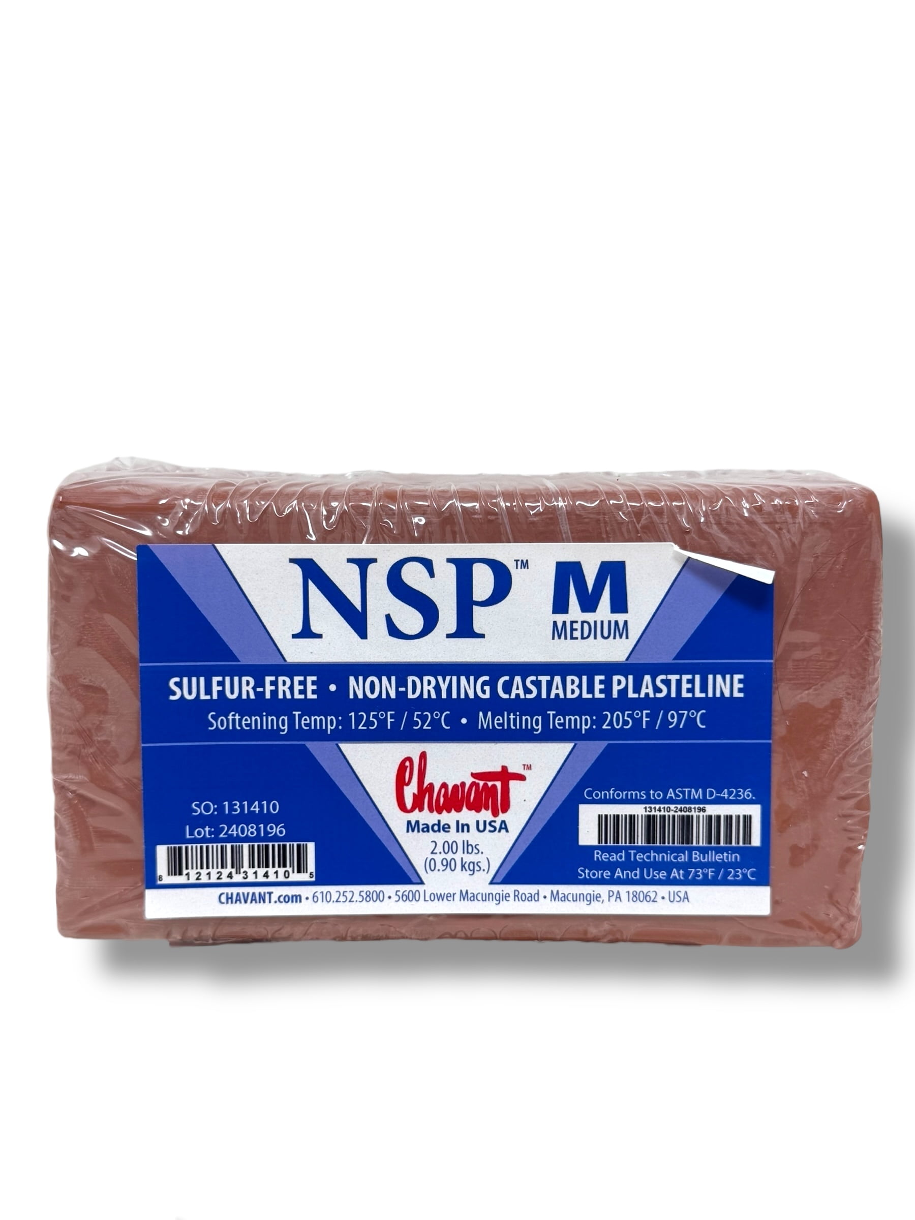 Chavant - NSP - Medium Brown ( 2lb Brick )