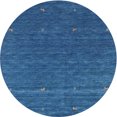 thumbnail image 1 of Ahgly Company Indoor Round Contemporary Blue Abstract Area Rugs, 6' Round, 1 of 6