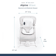 Baby Delight Alpine Wave Deluxe Newborn Baby Bouncer