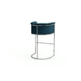 thumbnail image 3 of Chic Home Emery Bar Stool, Teal, 3 of 5