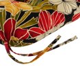 thumbnail image 4 of Aloha Black Floral 42 x 21 in. Outdoor Tufted Dining Chair Cushion (Set of 2) by Greendale Home Fashions, 4 of 9