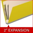 thumbnail image 6 of 25 Pt. Pressboard Classification Folders, 2/5 Cut ROC Top Tab, Legal Size, 2 Dividers, Yellow (Box of 10), 6 of 8