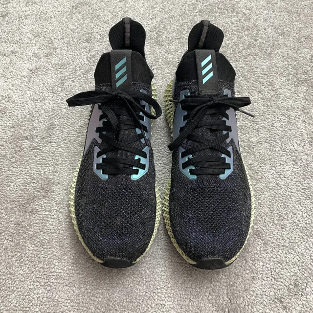 Adi - das Alphaedge 4D Continental Running Shoes Mens 12 Blue Shiny Comfort Active