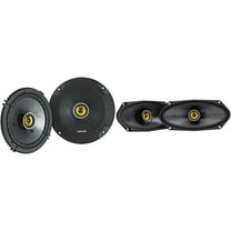 Kicker 46CSC654 CS-Series CSC65 6.5-Inch (160mm) Coaxial Speakers w/ 50CSC4104 4x10" Coaxial Bundle