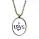 thumbnail image 1 of Te amo linda cita handwrite Collar Colgante de cadena vintage Colección de joyas colgantes Unbranded M, 1 of 3