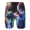 thumbnail image 4 of Characters My Hero Academia Men's Beach Shorts Swim Trunks Casual Quick Dry Board Shorts Swimwear with Mesh Lined and Pockets, 4 of 8