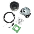 thumbnail image 2 of Kit de carburador, cable del acelerador, filtro de aire, juego de carburador de alto rendimiento para motor de bicicleta de 2 tiempos de 49 cc a 80 cc., 2 of 14
